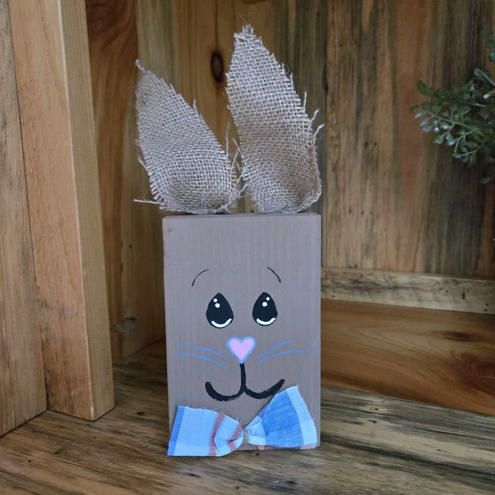 Handmade Wooden Bunny